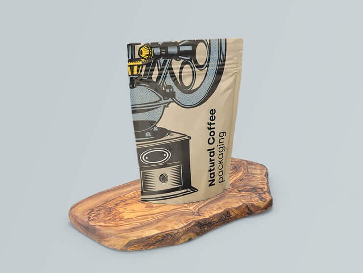 Coffee Matte BOPP Pouch